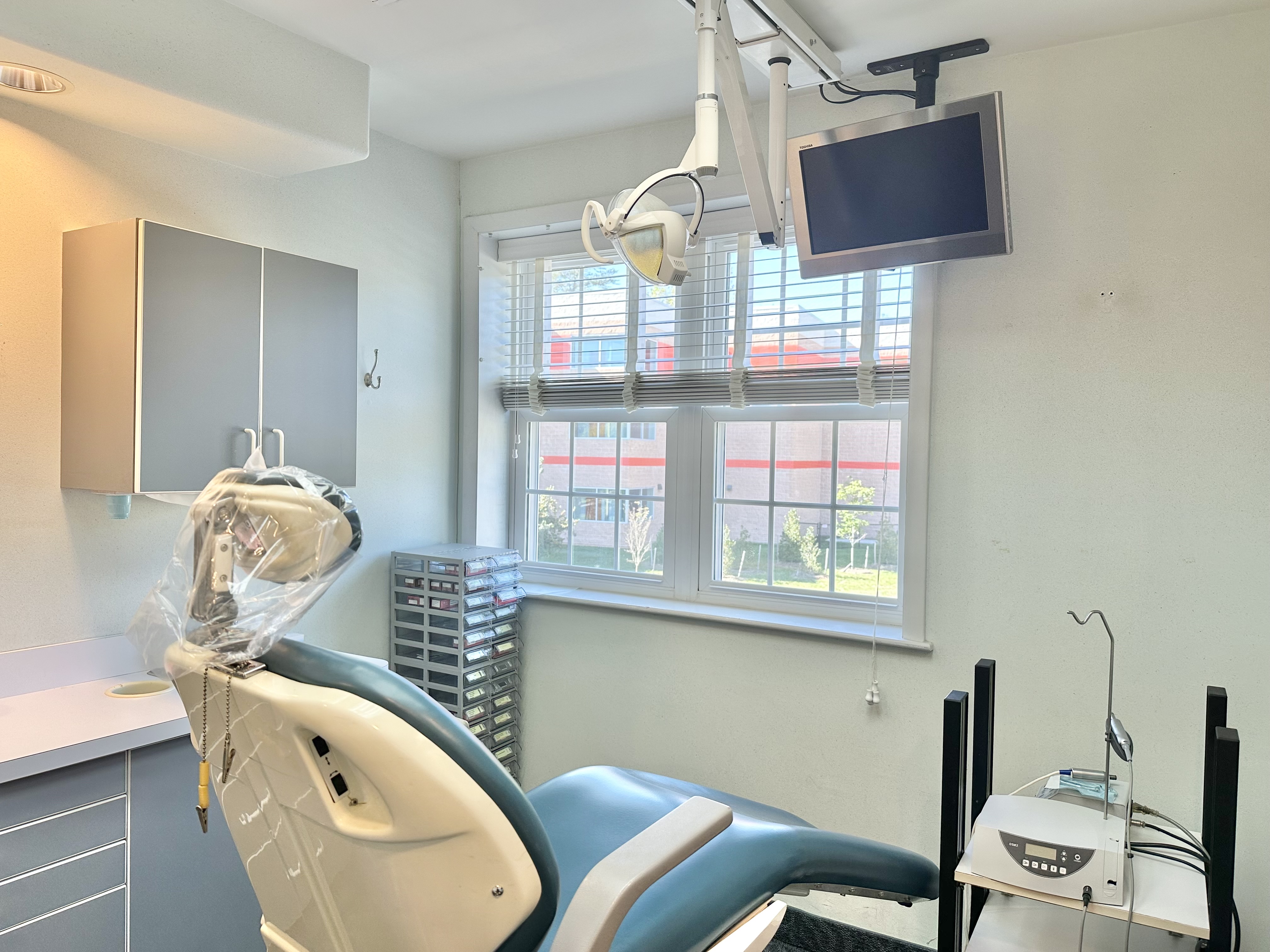 Reception area to Gallant Fox Dental Office in Bowie, MD